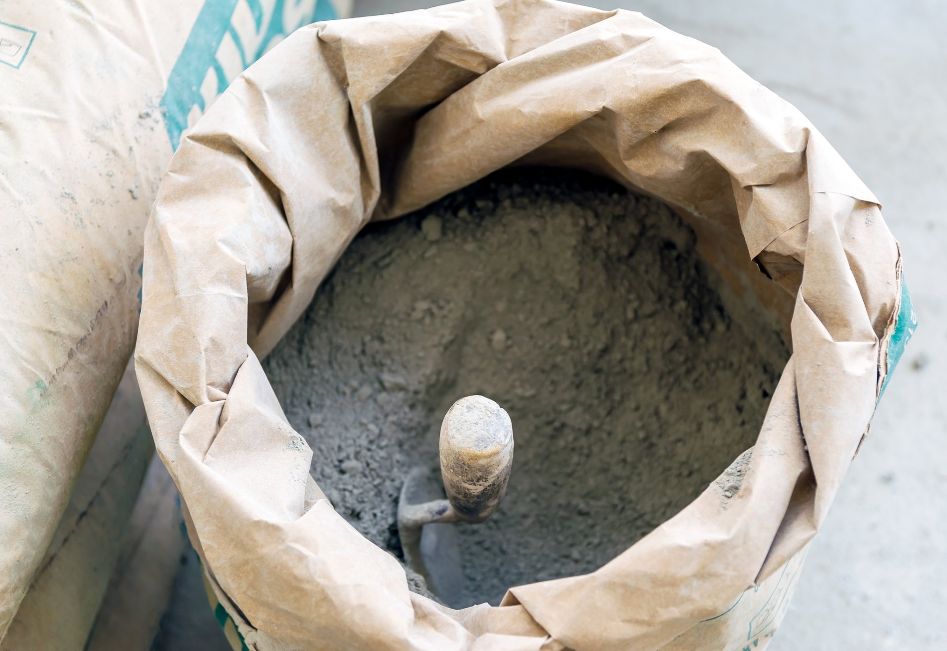 cement felhasználás, anyagszükség